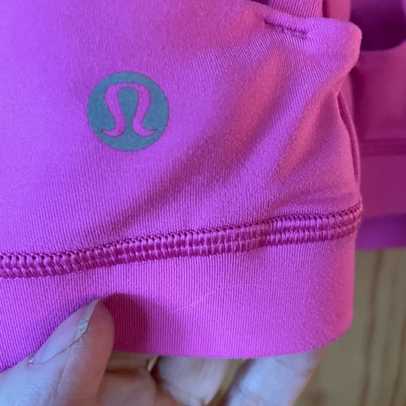 Lululemon Athletica Hot Pink Strappy Sports Bra - Picture 3 of 4